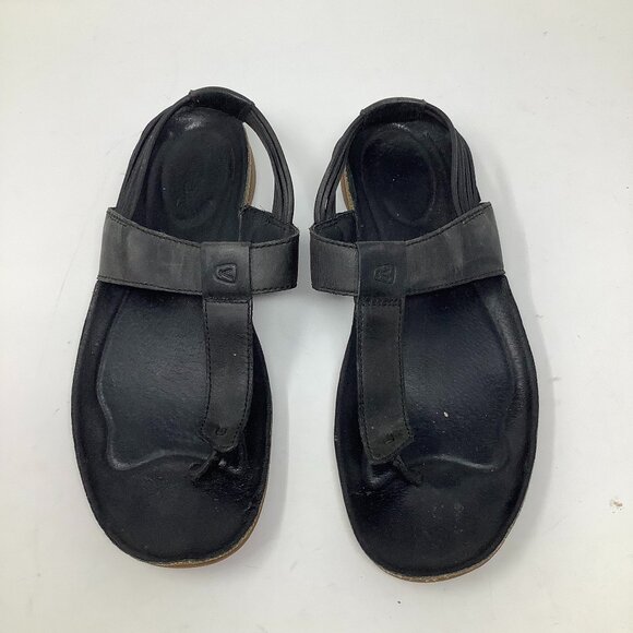 Keen women's thong Dauntless sandals black 10 ankle strap - Picture 1 of 6